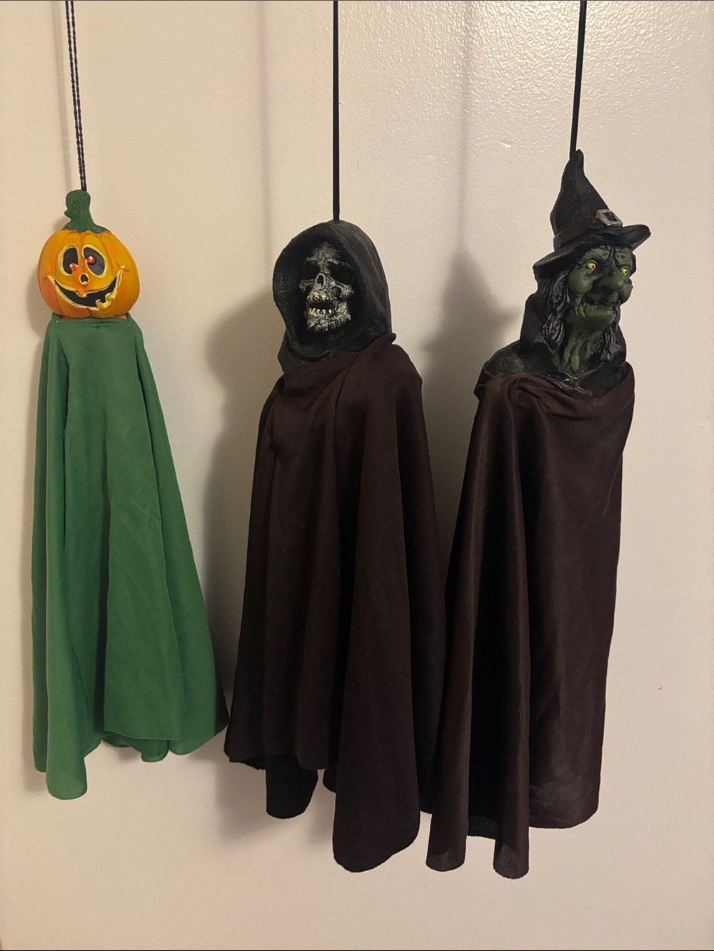 The Paper Magic Group Halloween Witch, Skeleton and Pumpkin Hanging Decor